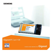 Siemens Gigaset 108 Manual De Instrucciones