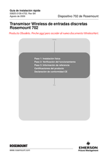 Emerson Rosemount 702 Guía De Instalación Rápida