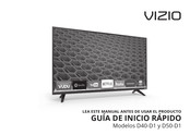 Vizio D40-D1 Guia De Inicio Rapido