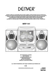 Denver MRP-141 Manual De Instrucciones