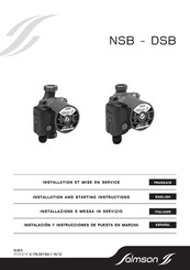 Salmson NSB05-15B Instrucciones De Instalación