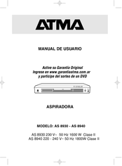 Atma AS 8930 Manual De Usuario