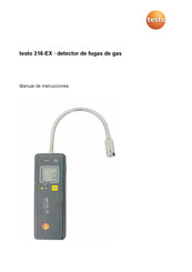 testo 316-EX Manual De Instrucciones