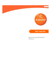 euskaltel DECT 7069 SIM Manual De Usuario