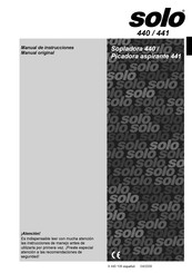 Solo 441 Manual De Instrucciones