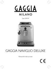 Gaggia Milano NAVIGLIO HD8749 Manual De Instrucciones