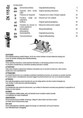 Mafell ZK 115 Ec Manual De Instrucciones Original