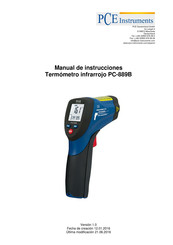 PCE Instruments PC-889B Manual De Instrucciones