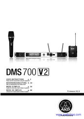 AKG DMS 700 V2 Modo De Empleo