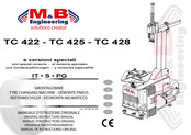 M&B Engineering TC 422 PG Manual De Instrucciones Original