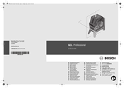 Bosch GCL Professional 2-15 Manual Original