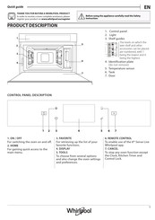 Whirlpool W11IMS180UK Guía Rápida