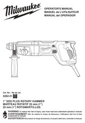 Milwaukee 5262-21 Operator's Manual