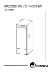 Domusa BioClass NG 10 Installation And Operation Instructions