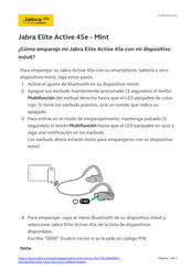 Jabra Elite Active 45e Quick Start Guide