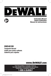 DeWalt DWE46100 Instruction Manual