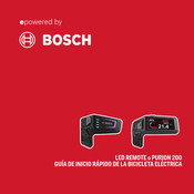 Bosch LED Remote Guia De Inicio Rapido
