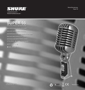 Shure Super 55 Instrucciones De Uso