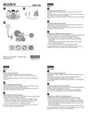 Sony Cyber-shot DSC-TX9 Manual De Instrucciones