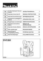 Makita DVC260 Manual De Instrucciones