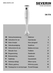 SEVERIN SM 3736 Instrucciones De Uso