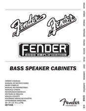 Fender FBA Serie Manual De Instrucciones