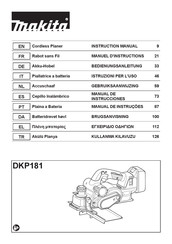 Makita DKP181 Manual De Instrucciones