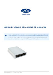 LaCie Slim Blu-ray USB 3.0 Manual De Usuario