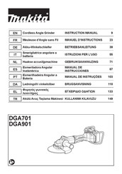 Makita DGA901 Manual De Instrucciones