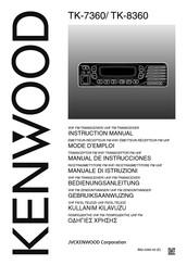 Kenwood TK-8360 Manual De Instrucciones