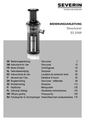 SEVERIN ES 3569 Instrucciones De Uso