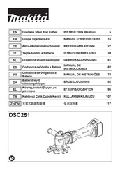 Makita DSC251 Manual De Instrucciones