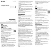 Sony NW-WM1A Manual De Instrucciones