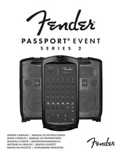 Fender PASSPORT EVENT 2 Serie Manual De Instrucciones