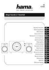 Hama uRage Soundz 2.1 Essential Instrucciones De Uso