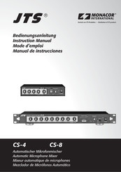 Monacor International JTS CS-4 Manual De Instrucciones