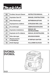 Makita DVC863LZ Manual De Instrucciones