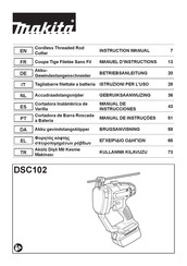 Makita DSC102ZJ Manual De Instrucciones