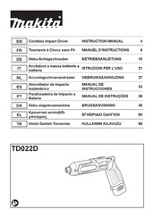 Makita TD022DSE Manual De Instrucciones