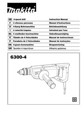 Makita 6300-4 Manual De Instrucciones