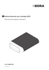 bora UUE1UMES-000 Instrucciones De Uso Y Montaje