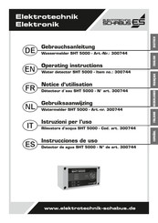 Elektrotechnik Schabus SHT 5000 Instrucciones De Uso