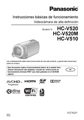 Panasonic HC-V520 Instrucciones De Funcionamiento
