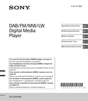 Sony DSX-A310DAB Manual De Instrucciones