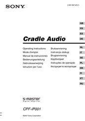 Sony S-Master CPF-iP001 Manual De Instrucciones