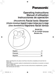 Panasonic EH2426 Instrucciones De Operación