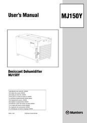 Munters MJ150Y Manual De Instrucciones