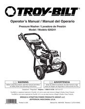 Troy-Bilt 020241 Manual Del Operario