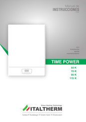 Italtherm TIME POWER 50 K Manual De Instrucciones