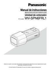 Panasonic WV-SPN6FRL1 Manual De Instrucciones